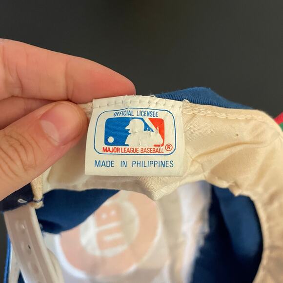 VTG 80s Chicago Cubs MLB Baseball Painters Hat Snap Back OSFA - Picture 7 of 7